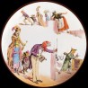 Decorative tin plate "The Reverse World" The dinner