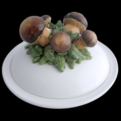 Wood mushroom - dish deep plate