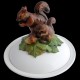 Squirrels - dish deep plate with 