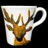 Majolica deer mug