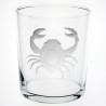 Tall straight glass Crab