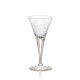 Verre à vin blanc en cristal gravé sans filet or 100 ml collection MAHARANI