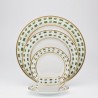 Dinner plate Royal Limoges Bocca Green Collection