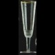 Crystal flute of champagne 180 ml, ROYAL collection