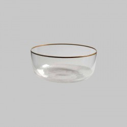 Crystal finger bowl of 12cm diameter. ROYAL collection