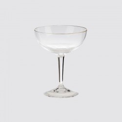 Crystal glass of champagne. ROYAL collection