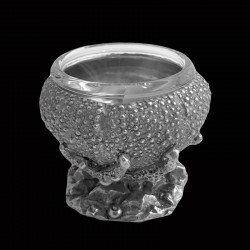Urchin cup with inside glass