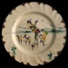 Dinner plate "Le Parisien" 19th century Creil Ducks
