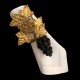 Gilted and black Grape napkin ring
