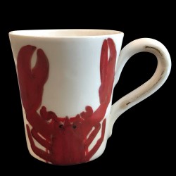 Majolica breton Lobster Mug