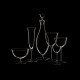 Red wine glass crystal collection Patrician Hoffmann