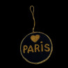 Paris anchor embroidered decoration