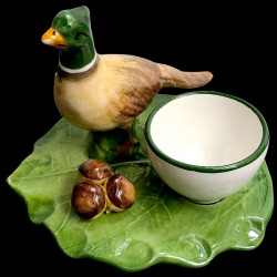 Pheasant and mushrooms egg cup