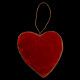 Coeur rouge brodé 
