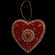 Embroidered velvet Red Heart 