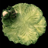 Small Majolica Cabbage Plate Vegetables