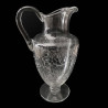 Crystal pitcher engraved Baccarat
