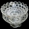 Pair Baccarat cristal cup on stand D 18 cm