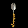 Spoon gilded coral handle