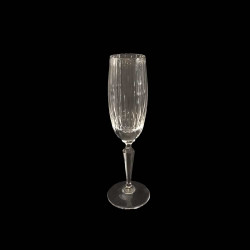 Flûte à Champagne cristal côtelé