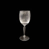Ribbed Crystal Red Wine Glass