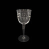 Norma Beveled Crystal Water Glass