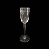 Norma Beveled Crystal Champagne Flute