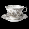 Royal Crown Derby Aves Platinum Breakfast Cup & Saucer