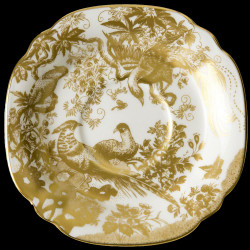 Royal Crown Derby Aves Gold Breakfast Saucer