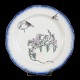 Bracquemond Sparrow & Bellflower plate D 25 cm
