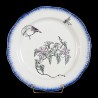 Bracquemond Sparrow & Pink Bellflower plate D 25 cm