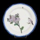 Bracquemond Chrysanthème & Moineau roses assiette D 25 cm