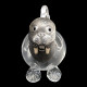 Silver mounted walrus claret jug, London, 1995