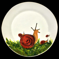 Escargot Assiette de table 28 cm