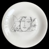 Dinner plate in Limoges Porcelain design by Pablo Picasso (1881-1973)
