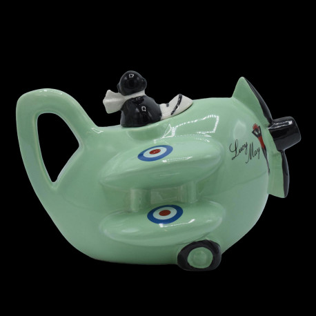 Carlton Ware Bi-plane Teapot