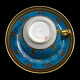 Tasse et sous tasse à thé Christopher Dresser porcelaine Minton GB XIXe