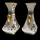 Vieillard Bordeaux vase anses éléphant décor japon la paire